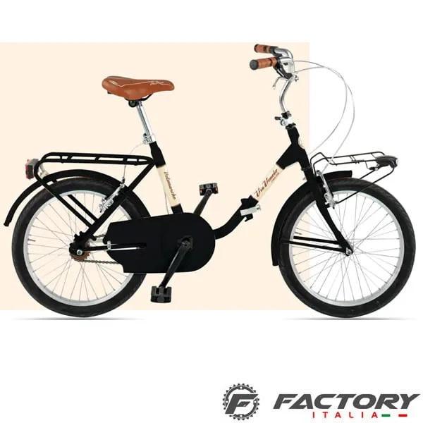 Bici 20 pieghevole via veneto Mia Nero Provocatore