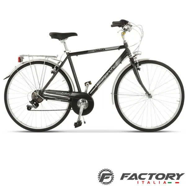 Bicicletta Uomo 28″ velomarche Town 6 velocità grigia