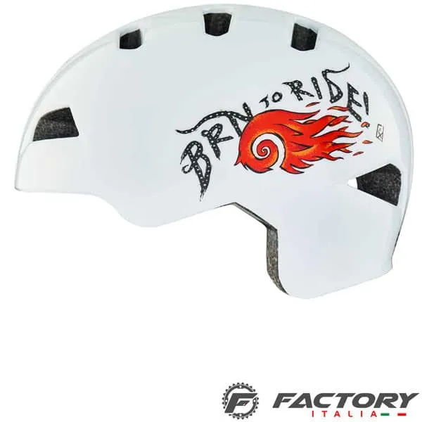 Casco Bimbo BRN Fiamma Bianco