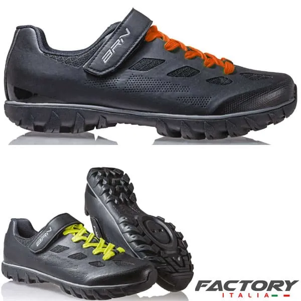 Scarpe MTB Freeride MTB Flat BRN Nere