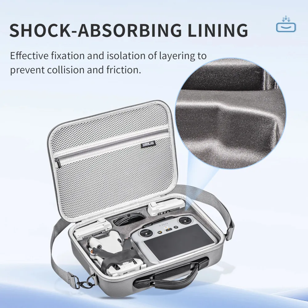 Borsa a Spalla in PU per DJI Mini 4 Pro con DJI RC-N2 - immagine 4