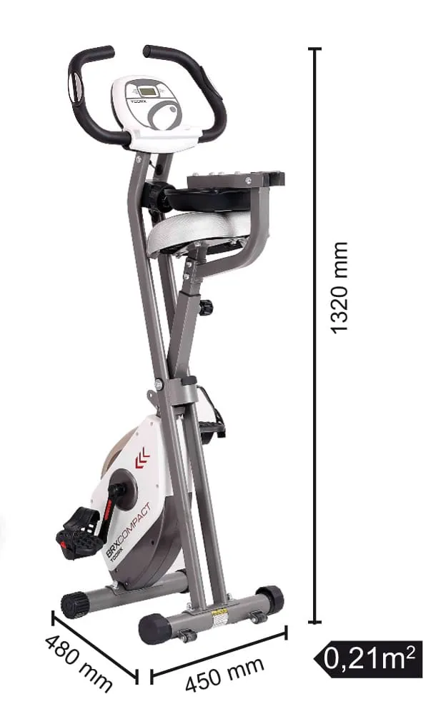 Cyclette Salvaspazio Minimo Ingombro Toorx BRX Compact - immagine 2