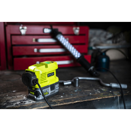 RY18BI150B-0 – INVERTER 18V CHE FORNISCE 230V-150W DI ALIMENTAZIONE 2 PORTE USB E SUPPORTO SMARTPHONE – SENZA BATTERIA – RYOBI - immagine 2
