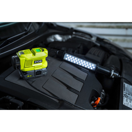 RY18BI150B-0 – INVERTER 18V CHE FORNISCE 230V-150W DI ALIMENTAZIONE 2 PORTE USB E SUPPORTO SMARTPHONE – SENZA BATTERIA – RYOBI - immagine 4