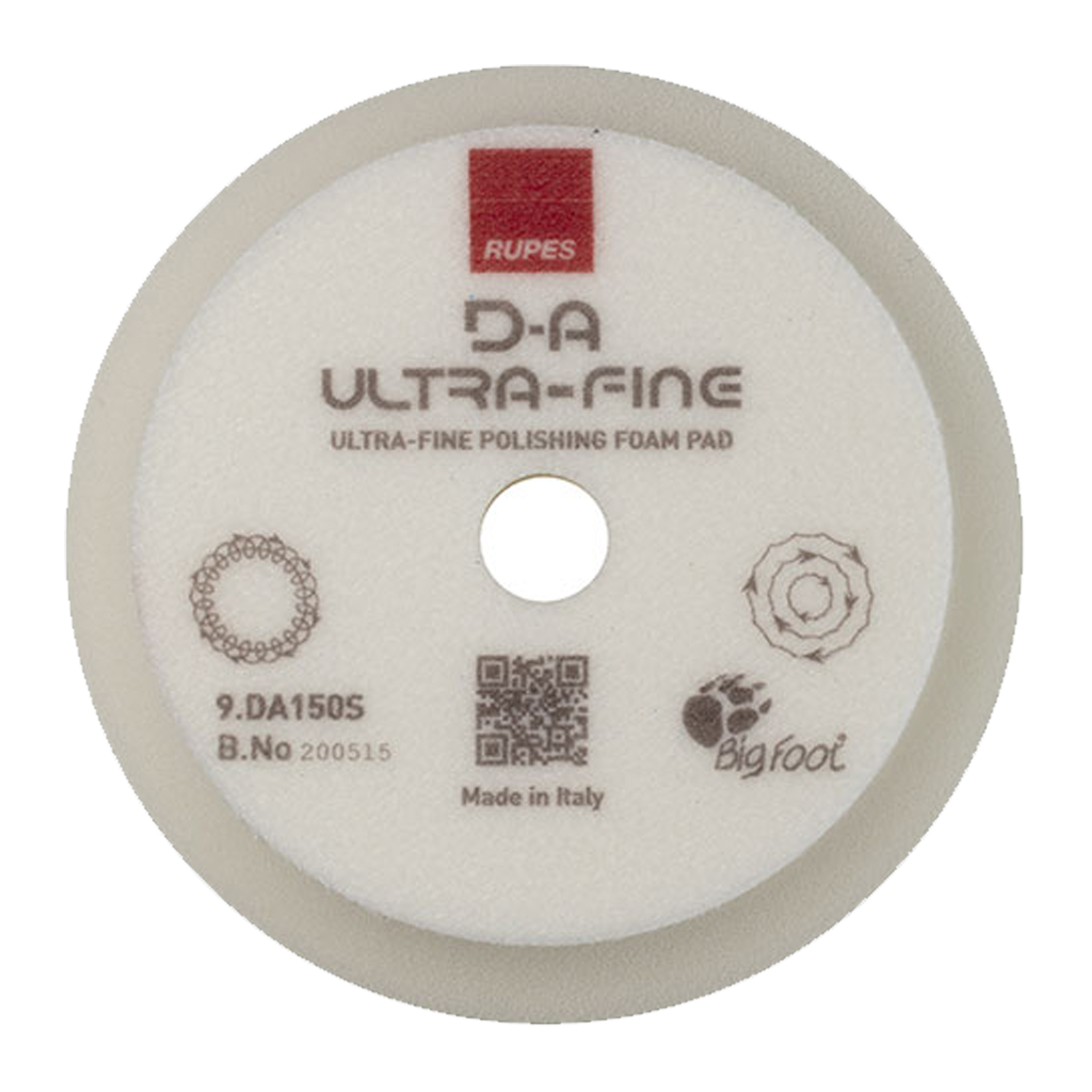 Tampone Velcrato Lucidatura Carrozzeria RUPES Vari Diametri D-A ULTRA FINE BIANCO 9.DA Series S (Soft) - immagine 6