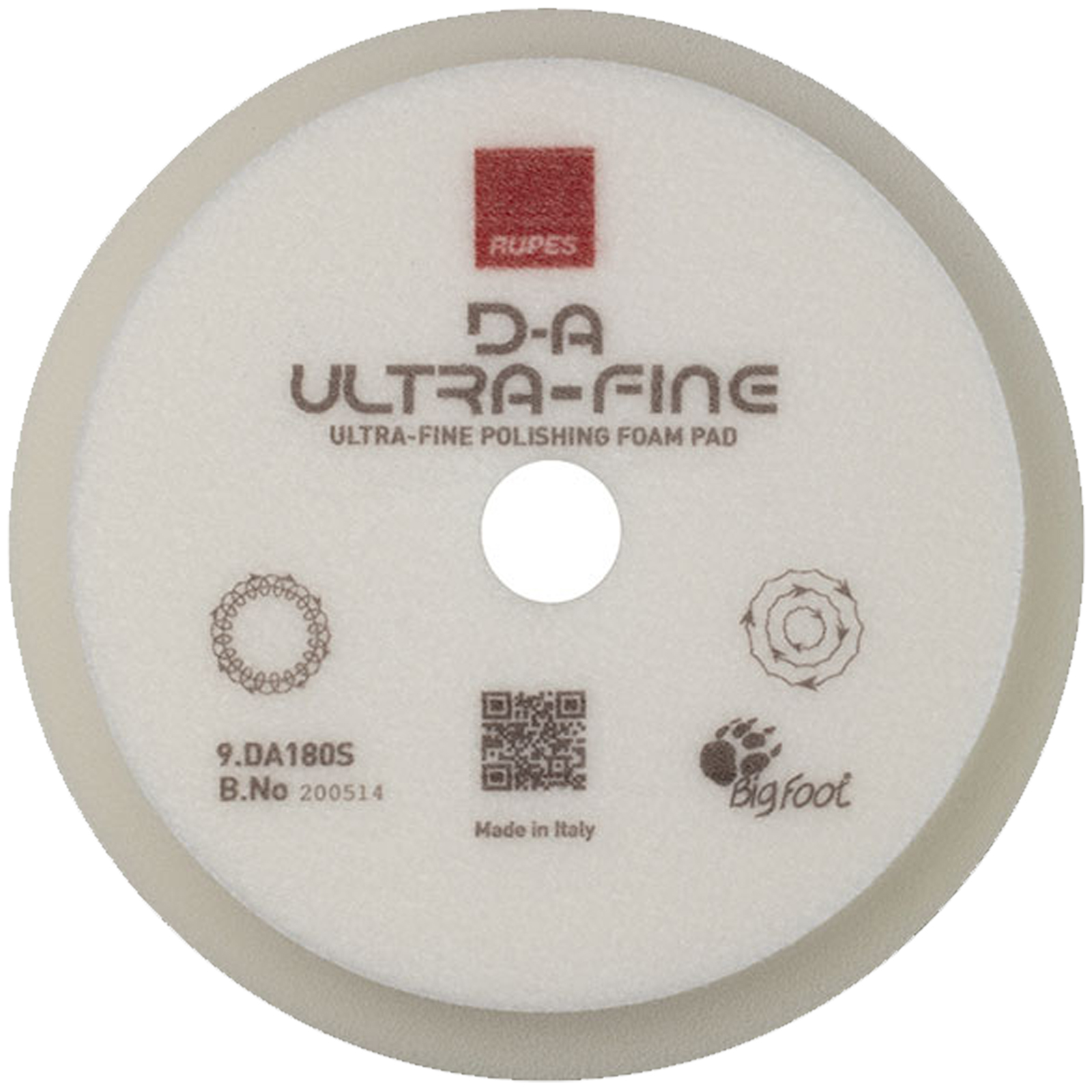 Tampone Velcrato Lucidatura Carrozzeria RUPES Vari Diametri D-A ULTRA FINE BIANCO 9.DA Series S (Soft) - immagine 7