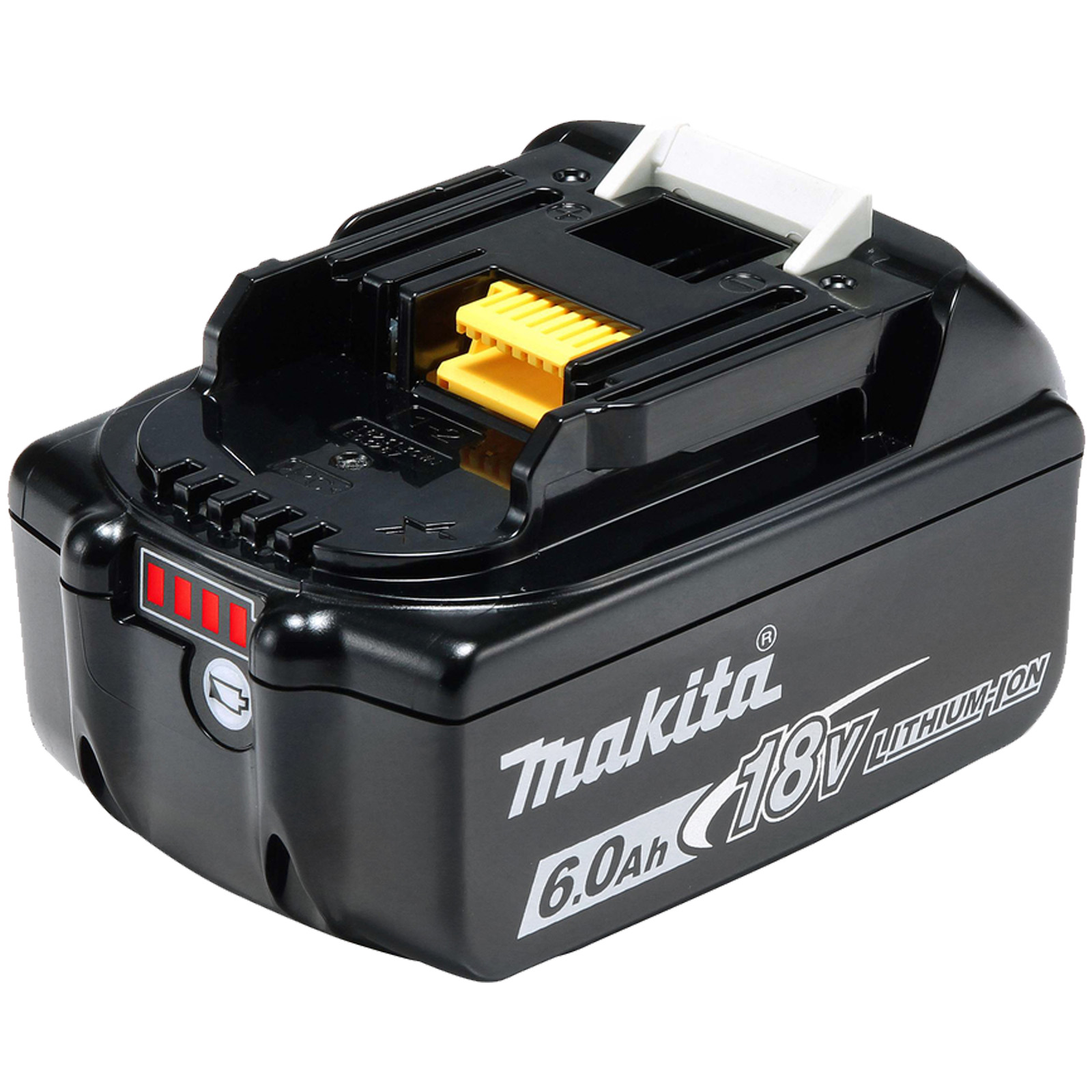 Batteria LXT® 18Vmax MAKITA Capacità 6,0 Ah Indicatore di Carica LED Ricarica 55 Minuti modello BL1860B codice 197422-4