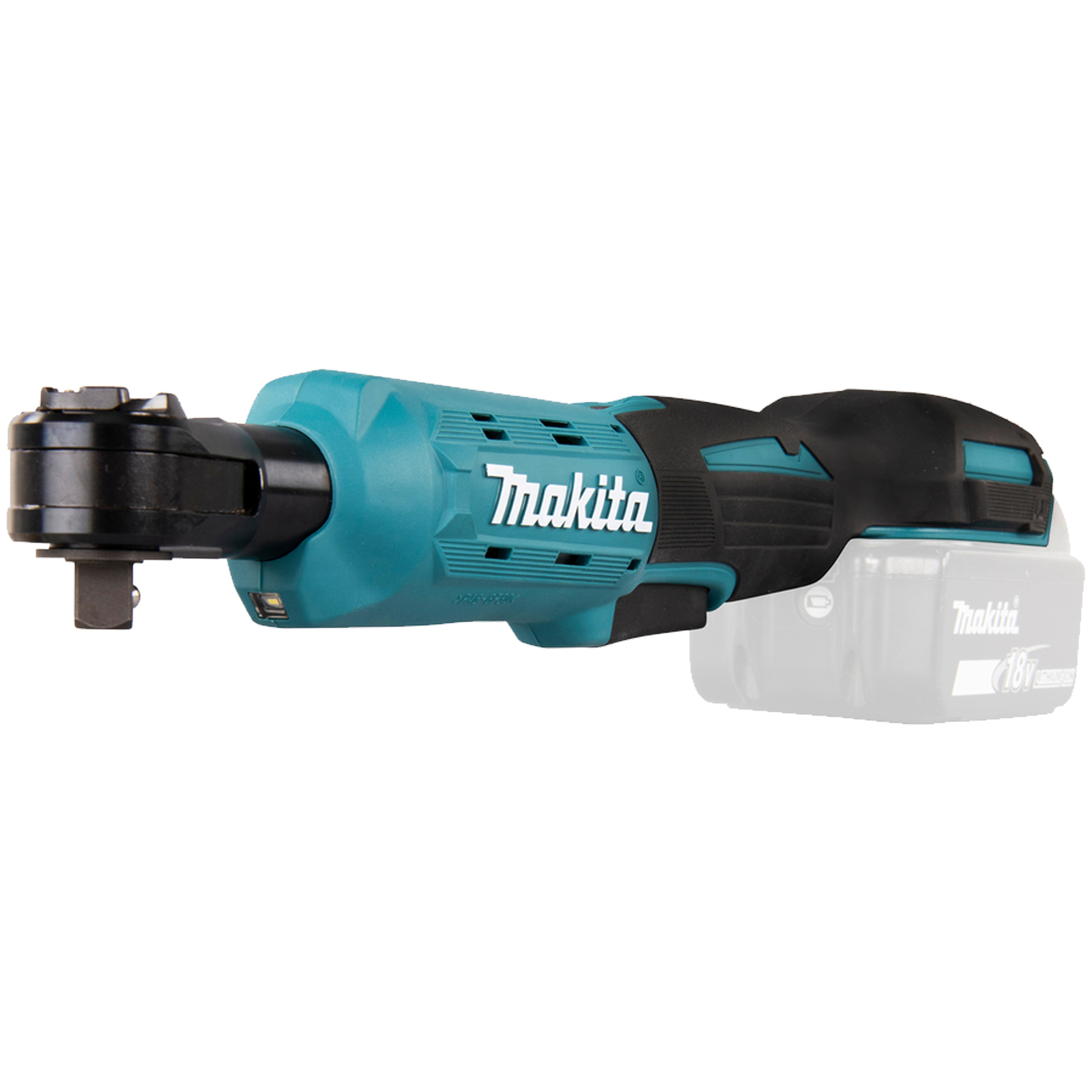 Chiave a Cricchetto a Batteria 18V MAKITA Attacco 3/8″ o 1/4″ con Coppia di Serraggio 47.5Nm modello DWR180ZJ - immagine 4