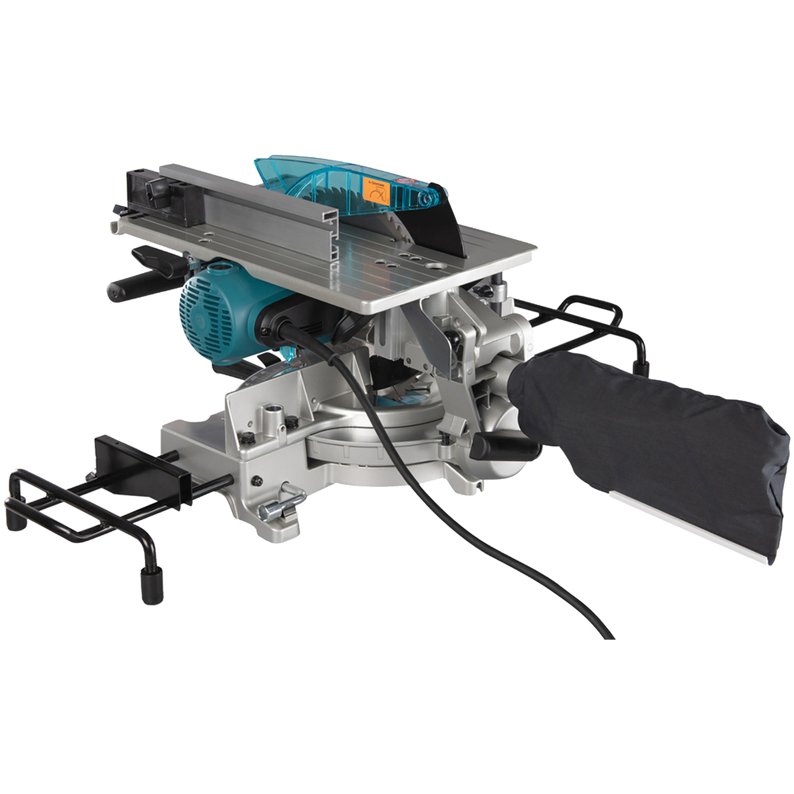 Troncatrice e Sega da Banco Portatile 2 in 1 MAKITA per Legno Laminati e Compositi Motore 1650W Lama 260mm con Pianetto modello LH1040F - immagine 5