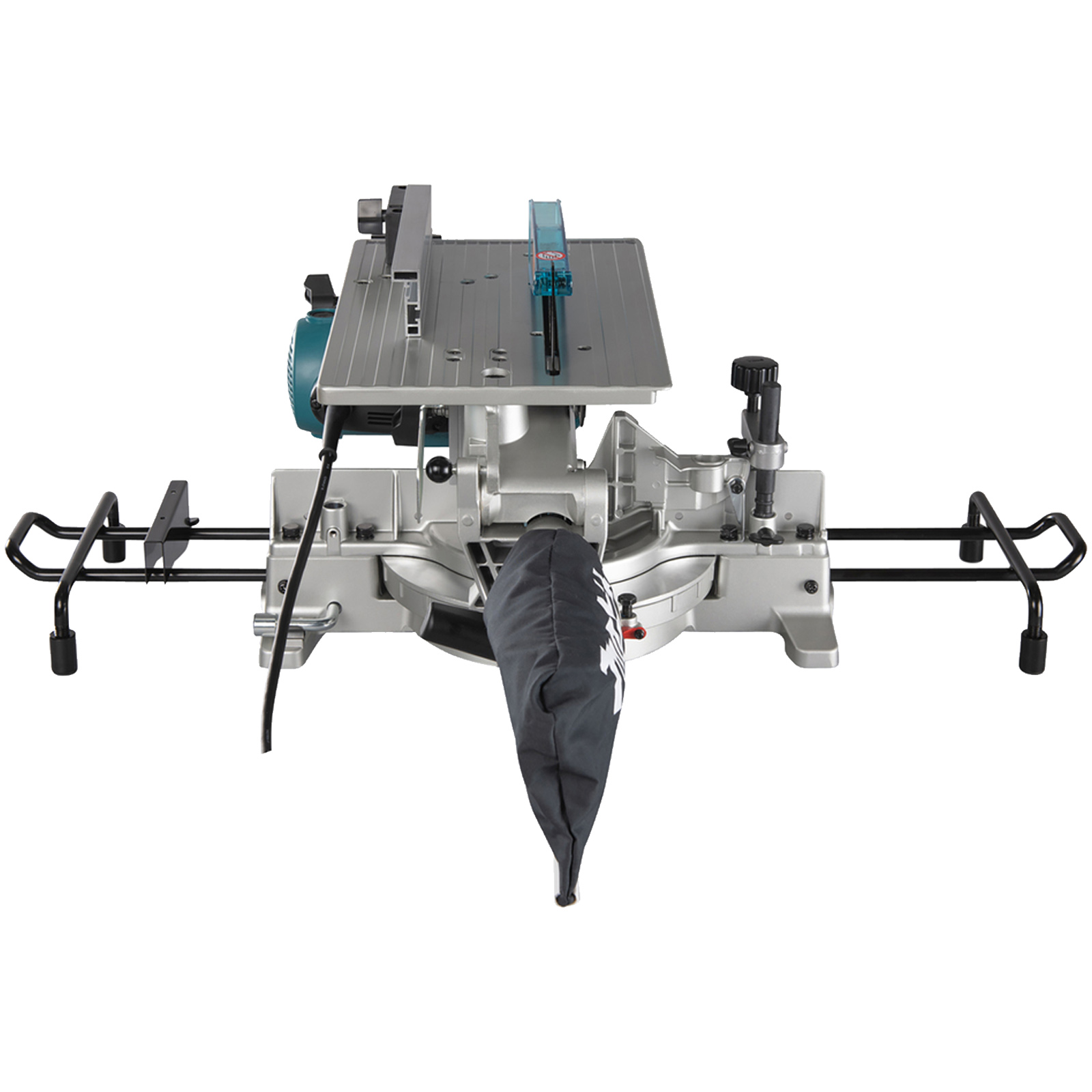 Troncatrice e Sega da Banco Portatile 2 in 1 MAKITA per Legno Laminati e Compositi Motore 1650W Lama 260mm con Pianetto modello LH1040F - immagine 6