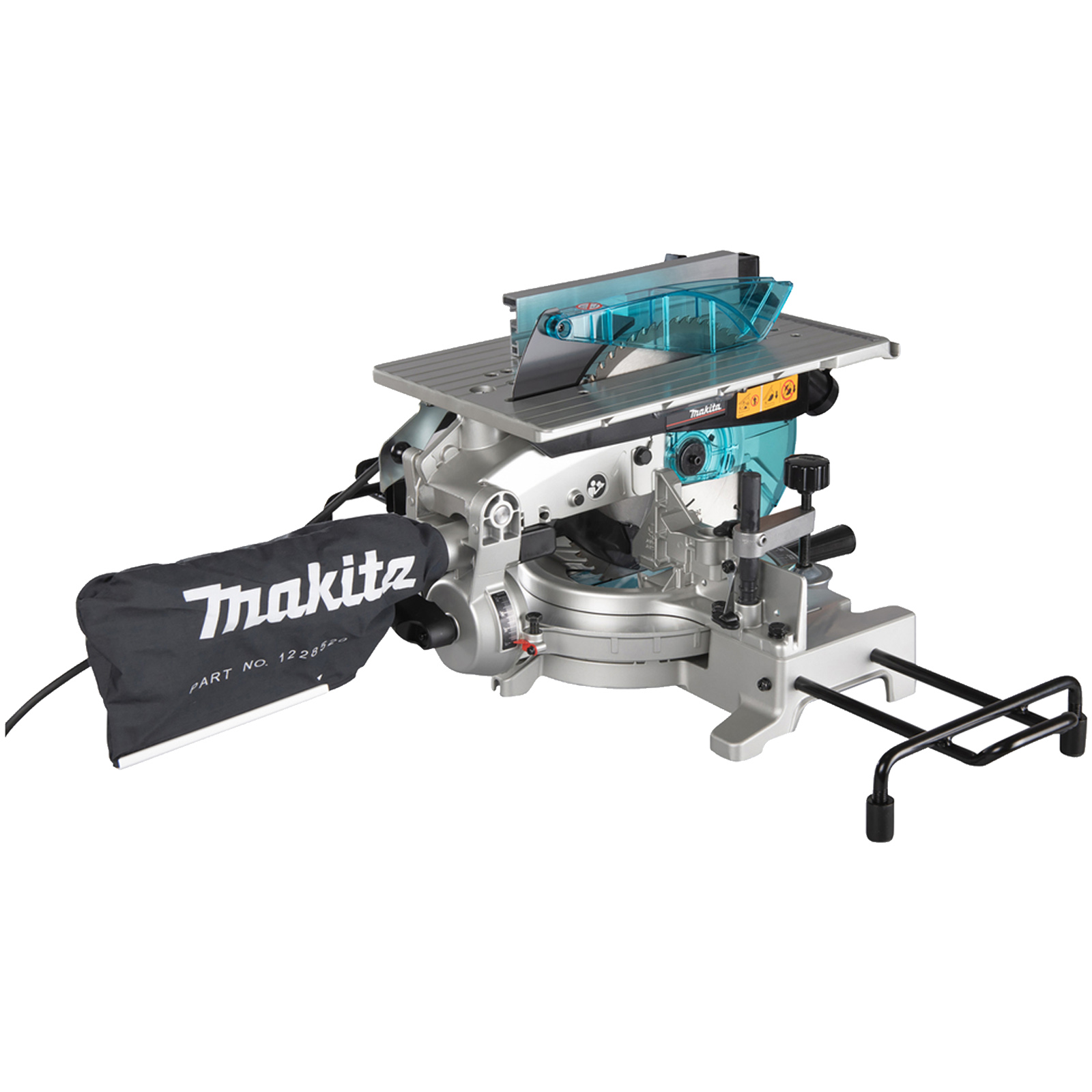 Troncatrice e Sega da Banco Portatile 2 in 1 MAKITA per Legno Laminati e Compositi Motore 1650W Lama 260mm con Pianetto modello LH1040F - immagine 7