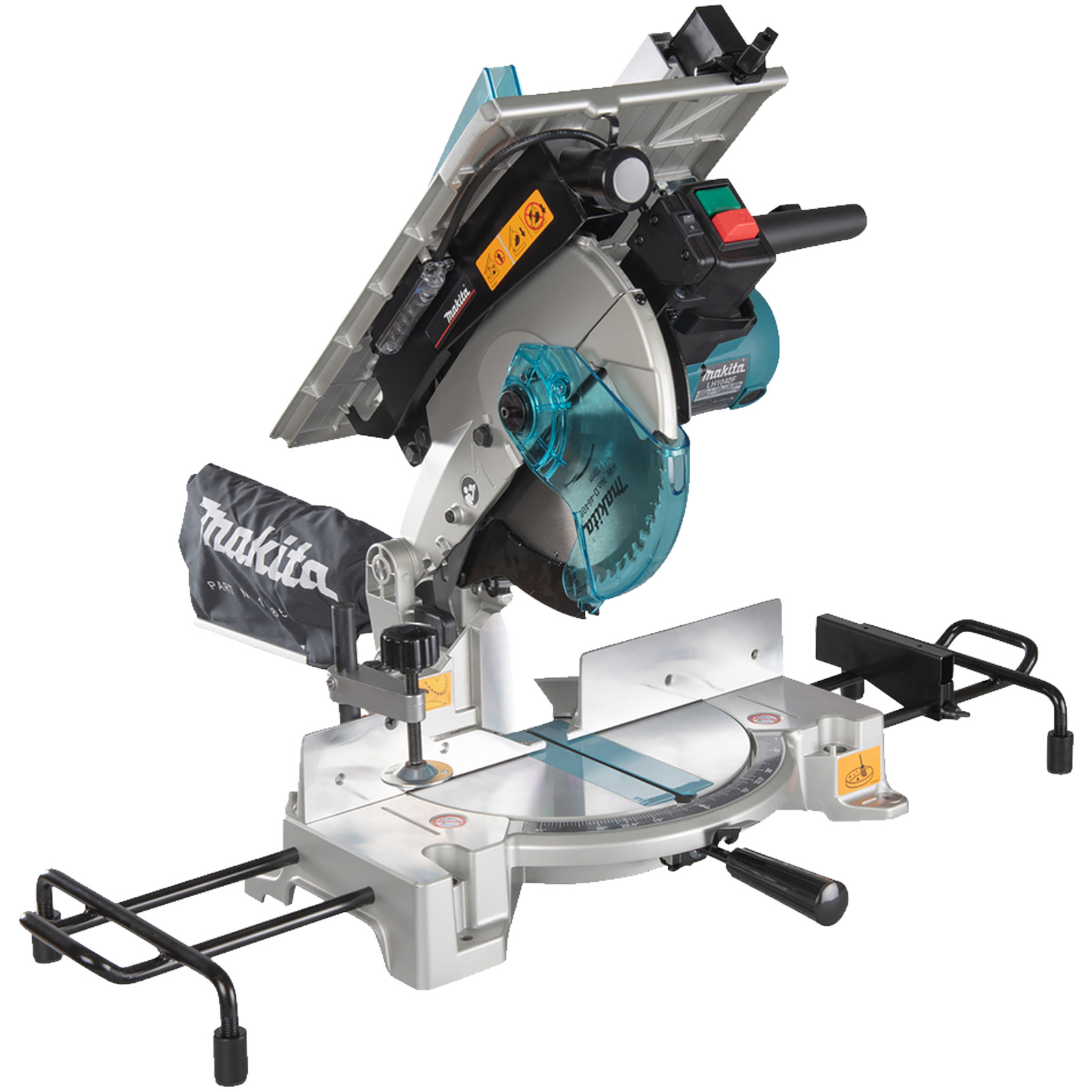 Troncatrice e Sega da Banco Portatile 2 in 1 MAKITA per Legno Laminati e Compositi Motore 1650W Lama 260mm con Pianetto modello LH1040F