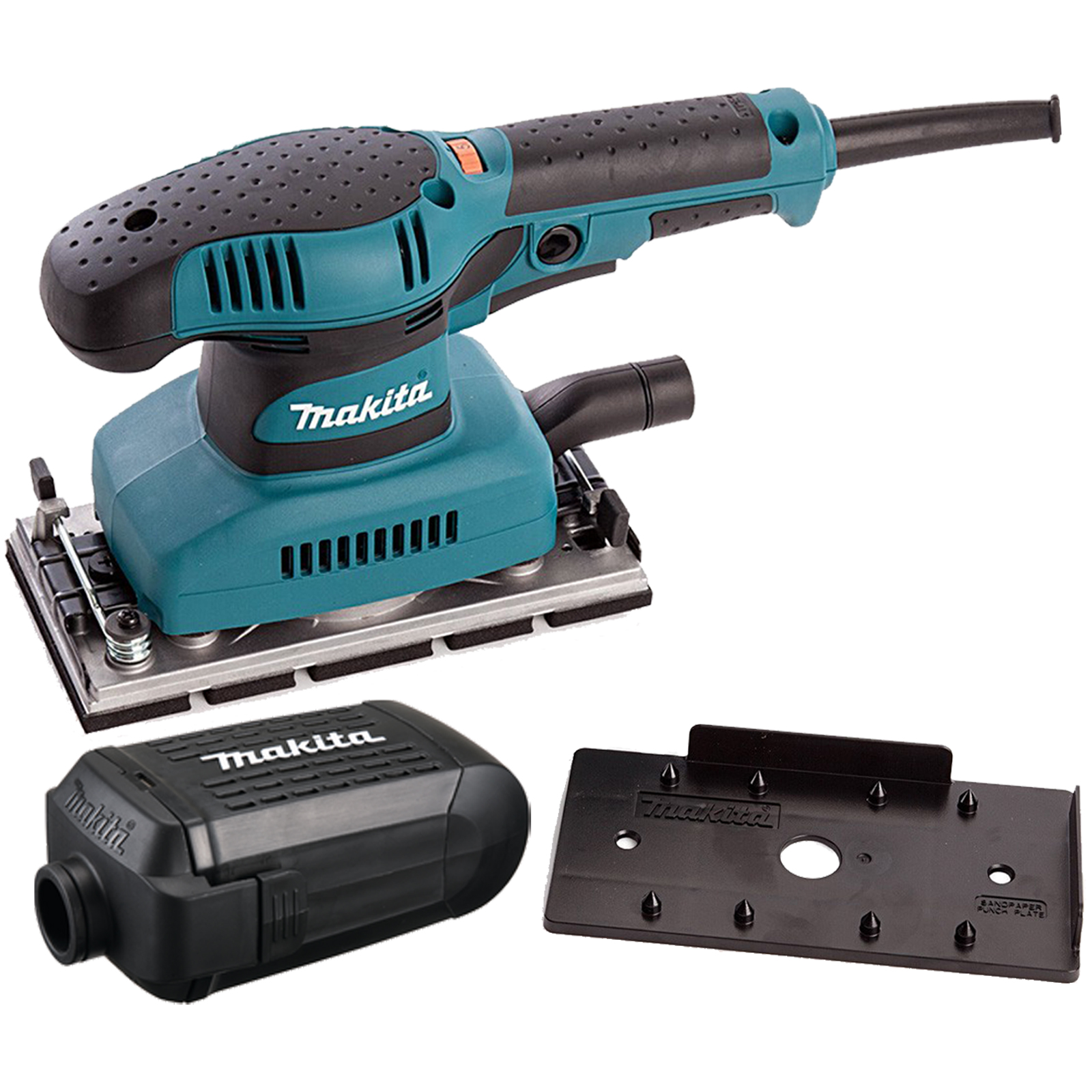 Levigatrice Orbitale 190W Orbita 2mm MAKITA Velocità Regolabile Platorello Rettangolare BO3711 - immagine 3