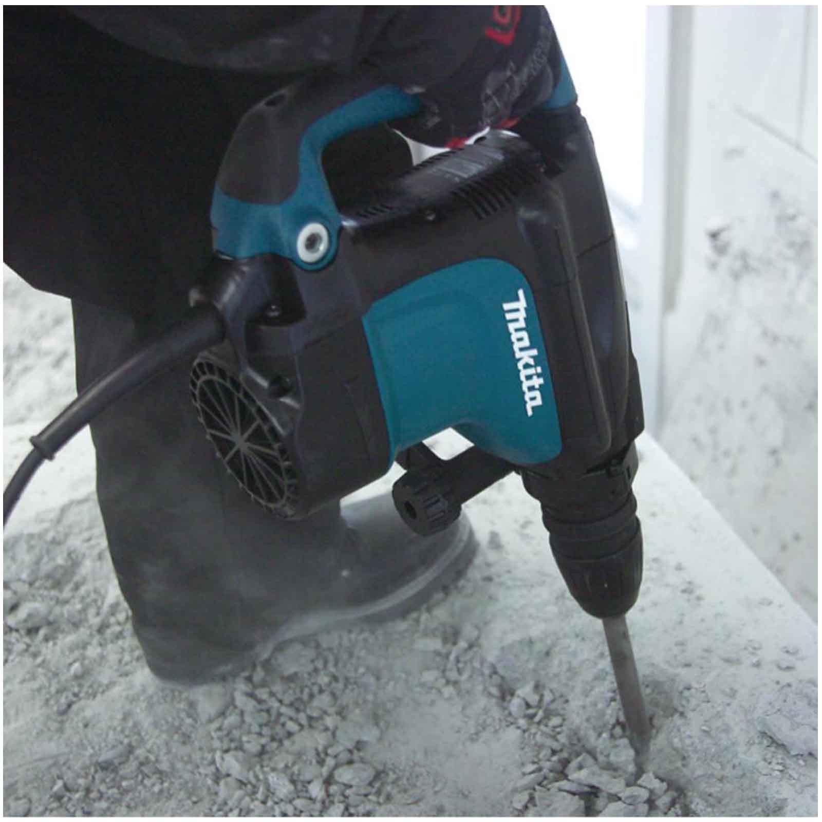 Martello Rotativo 1350W SDS-Max MAKITA Impatto 9,4 Joule Demolitore HR4511C - immagine 6