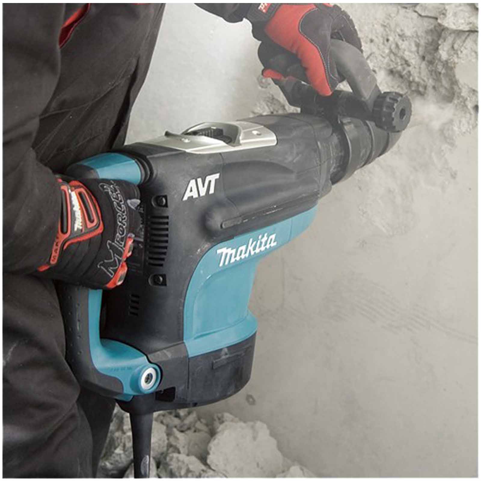 Martello Rotativo 1350W SDS-Max MAKITA Impatto 9,4 Joule Demolitore HR4511C - immagine 7