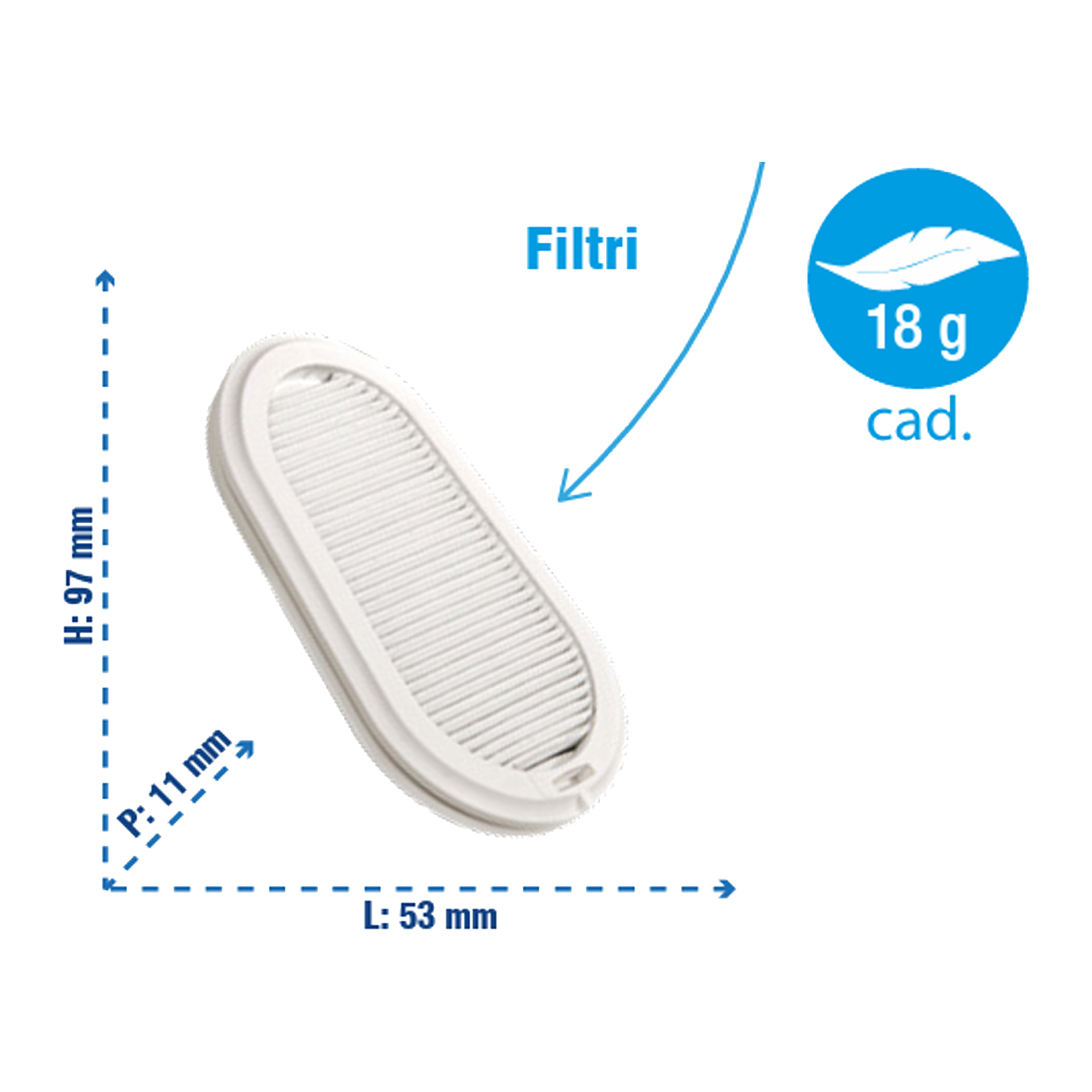 Maschera Semi-Facciale Respiratore Semimaschera GVS con Filtri P3 R D per Polveri Fumi Virus modello ELIPSE® P3 R - immagine 6