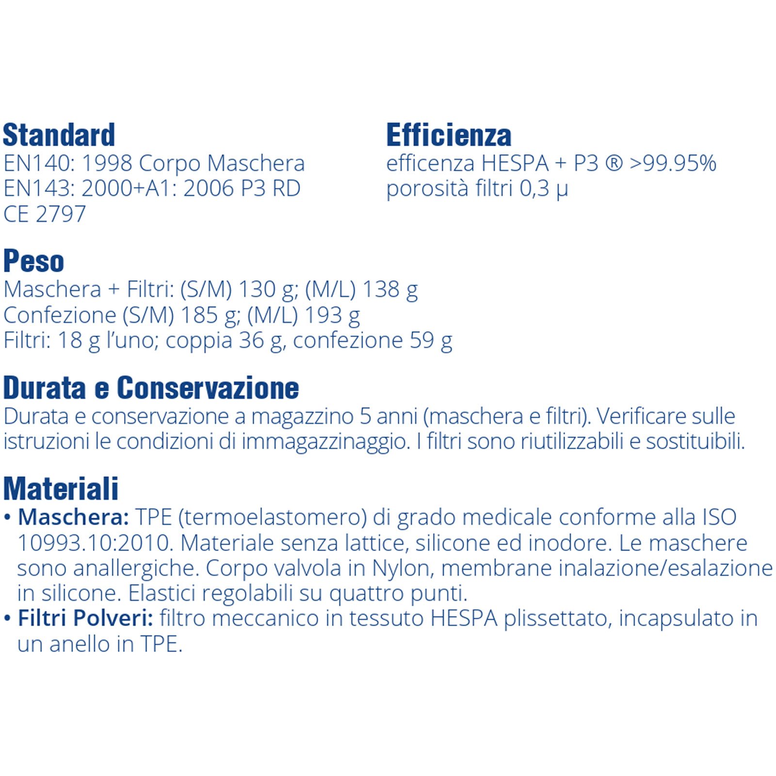 Maschera Semi-Facciale Respiratore Semimaschera GVS con Filtri P3 R D per Polveri Fumi Virus modello ELIPSE® P3 R - immagine 8