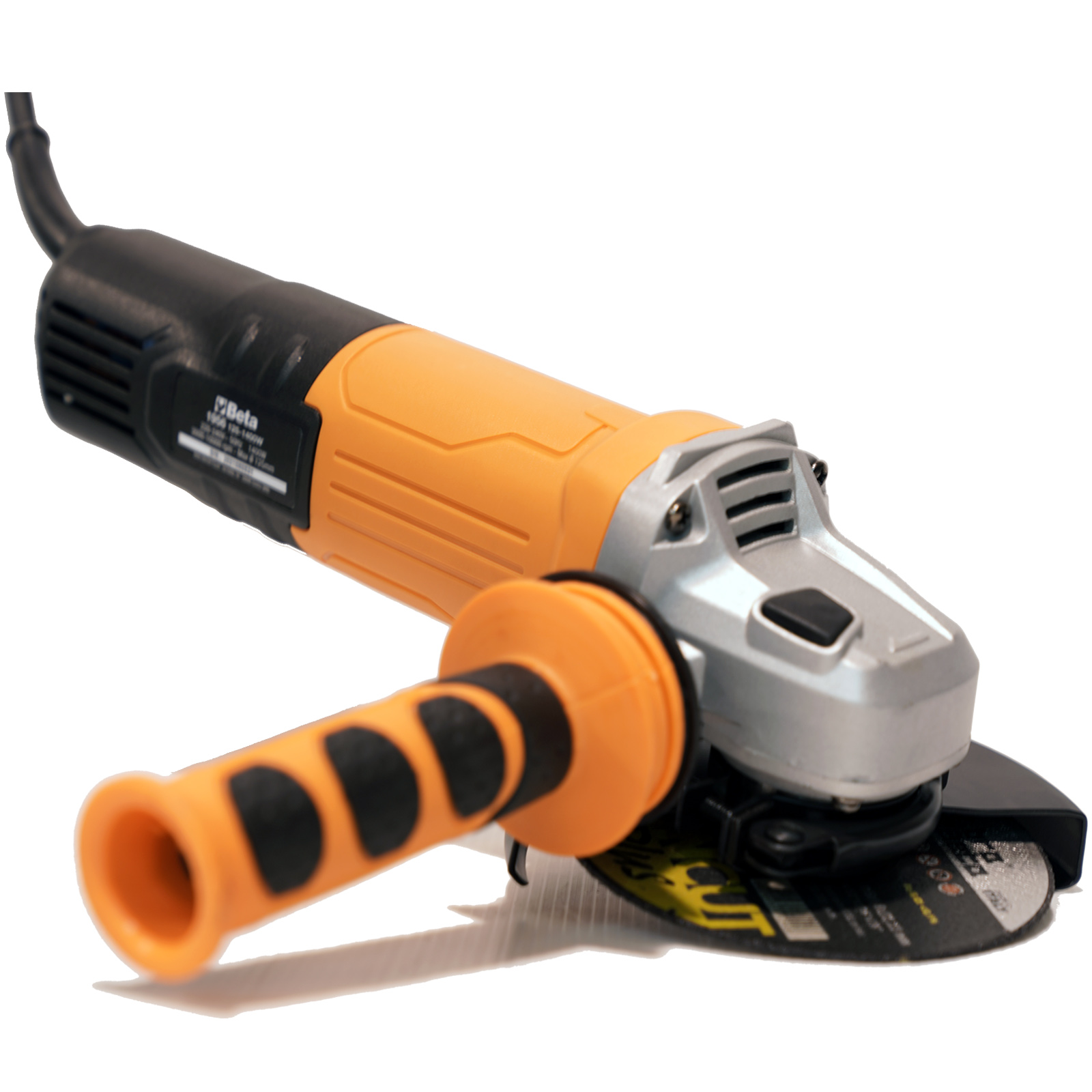 Smerigliatrice Angolare 125mm BETA TOOLS Potenza 1400 Watt Anti-riavvio Flex Piccolo Frullino 1956-125 - immagine 2