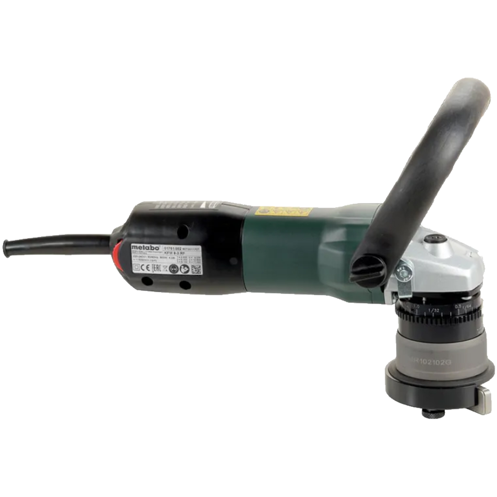 Smussatrice per Metallo 900W METABO Rifilatrice Fresatrice Pantografo KFM 9-3 RF - immagine 4