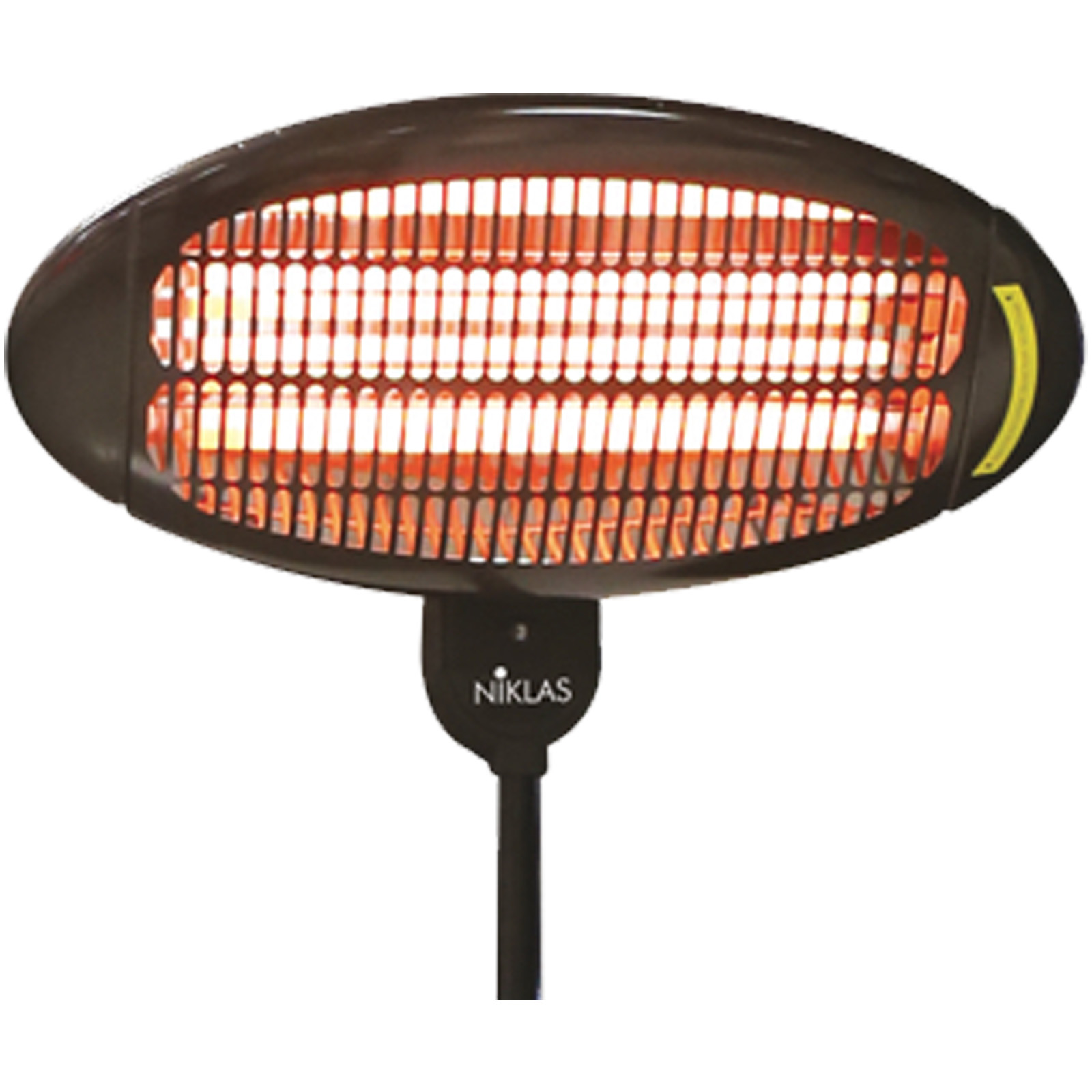 Stufa con Lampade Tubi al Quarzo NIKLAS Monofase con Potenza Regolabile su 3 Livelli modello RAGGIO DI SOLE - immagine 2